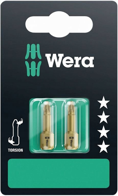 Kokë kaçavide Wera 855/1 TH Premium PZ1, 1/4", set me 2 copa