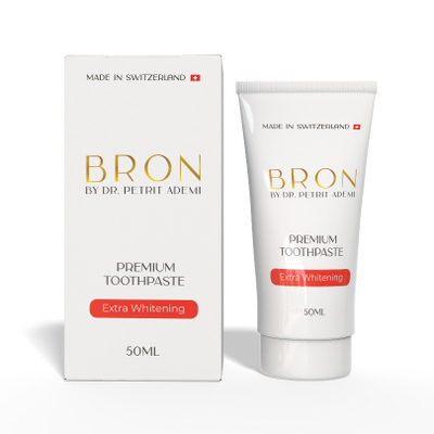 Pastë për dhëmbë BRON PREMIUM TOOTHPASTE Extra Whitening, 50 ml