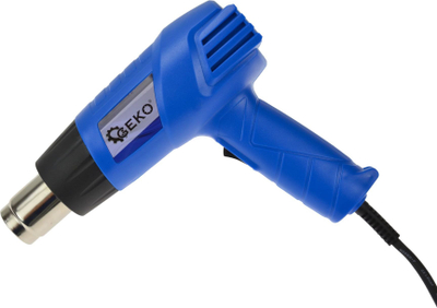 Pиштол за топол воздух Geko G80281, 2000W, 230V, сина
