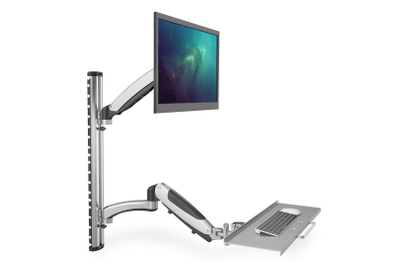 Mbajtëse për monitor dhe tastierë Digitus, 17-27", 6kg, VESA 100x100, e zezë