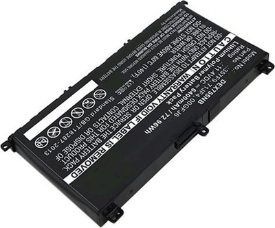 Bateri laptopi CoreParts për Dell, 6400mAh, 11.4V, e zezë