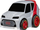 Veturi lodër Little Tikes My First Cars Crazy Fast Tuner, pull back, deri 15 m, gri e kuqe