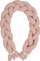 Mbrojtës krevati BABYMATEX Muslin Knitted Braid, 200 cm, rozë