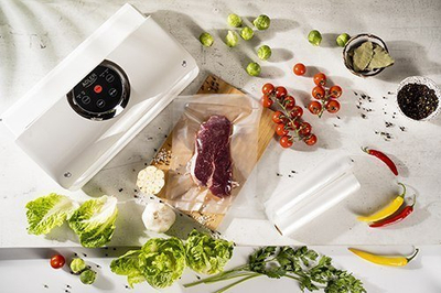 Makinë vakumi Adler AD 4503, 120W, funksion sous-vide, e bardhë gri