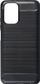 Futrollë Forcell Carbon për Xiaomi Redmi Note 10 / 10S, gomë e butë, mban mirë goditjet, ngjyrë e zezë