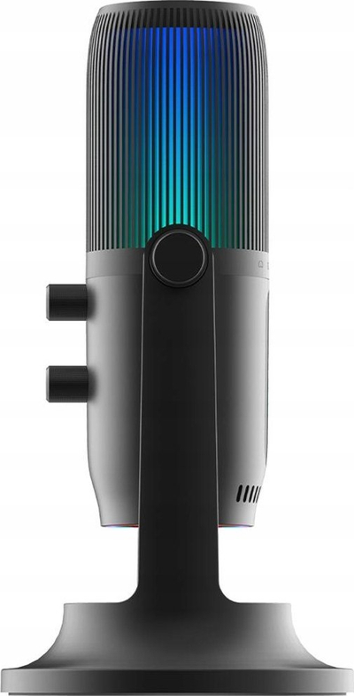 Mikrofon USB Thronmax Mdrill One Ghost RGB, 96kHz, me qëndrim tavoline, i zi