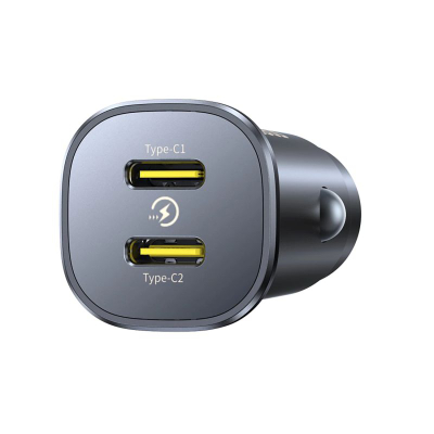 Karikues makine Baseus, 30W, 2x USB Type C, i zi