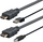 Kabllo VivoLink (PROHDMIUSBAB3), USB-A - mikro-B + HDMI, 3m, e zezë