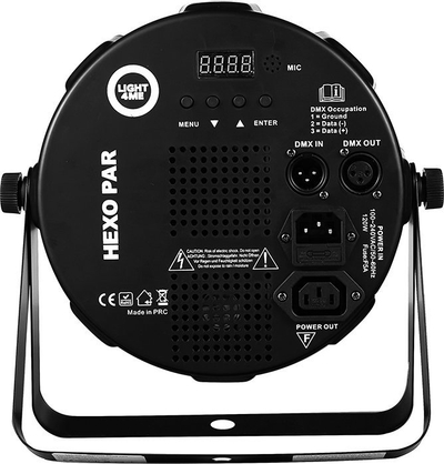 Prozhektor skene LED PAR, 18 LED RGBWA UV, DMX, i zi
