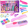 Set lodër për ngjyrosje flokësh Colorful, 6 ngjyra, me aksesorë, shumëngjyrësh