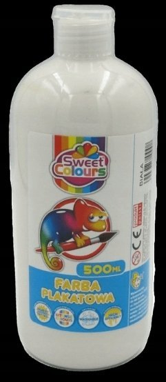 Bojë posteri School Poster Paint, 500 ml, e bardhë