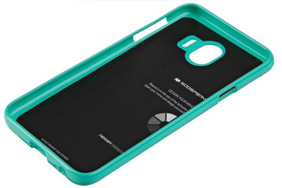 Mbulesë telefoni Goospery Jelly për Samsung Galaxy J4 J400, plastike e butë, ngjyrë mint
