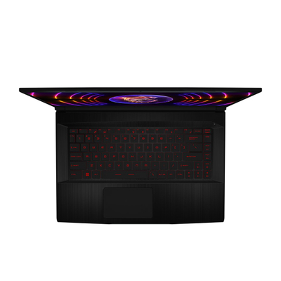 Laptop MSI Gaming THIN GF63 12UC-1044XPL, 15.6", Intel Core i7-12650H, 8GB RAM, 512GB SSD, NVIDIA GeForce RTX 3050, i zi