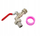 Rubinet kopshti Garden Lever Tap, 3/4" x 3/4", zink i galvanizum me nikel