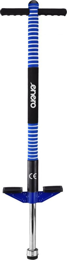 Lodër pogo Enero Skoczek Pogo, sustë çeliku, doreza shkumë, blu