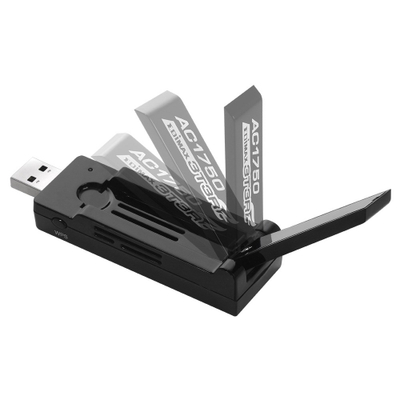 Мрежна картичка Edimax EW-7833UAC, WLAN 1300 Mbps, USB 3.0, црна