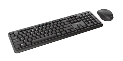 Set tastierë dhe maus Trust Ody Silent Wireless, i zi