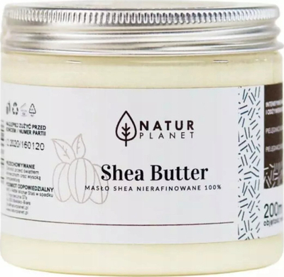 Нерафинирано ши путер караите Unrefined Pure Shea Butter Karite, 200g, за кожа