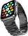 Rrip metalik Mercury për Apple Watch, 38/40/41mm, çelik inox, i zi