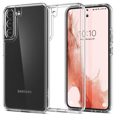Mbrojtëse për celular Samsung Galaxy S22 Spigen Ultra Hybrid, transparente
