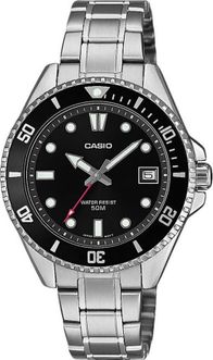 Orë dore Casio MDV-10D-1A1VEF, për meshkuj, argjendi