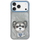Futrollë telefoni Nimmy Big Eyed Pet 2.0 Dog për iPhone 17 Pro, TPU dhe plastikë, gri