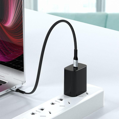 Kabllo USB Dudao USB C në USB C, 1m, PD 100W, e zezë