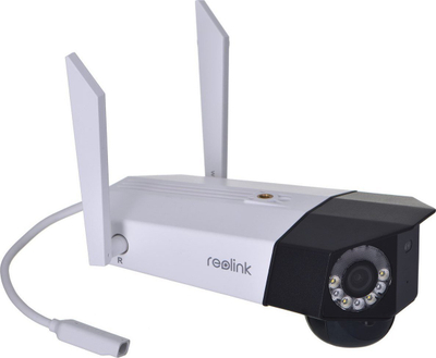 Kamerë sigurie REOLINK Duo 2, 6MP, WiFi 2.4/5GHz, e bardhë