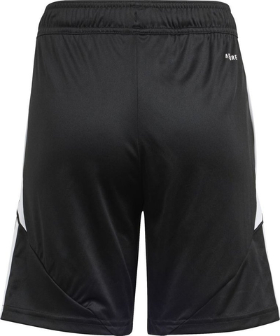 Shorts sportiv për kalamaj adidas Tiro 24 Training Jr IJ7666, 100% poliester i riciklum, Aeroready, i zi