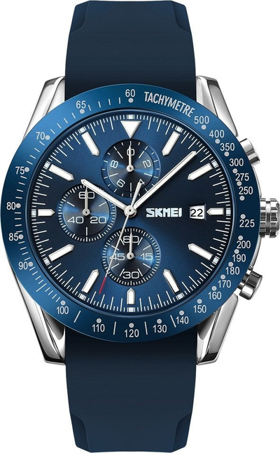 Ora dore Skmei 9253PSIBU, sportive, rrip silikoni, blu