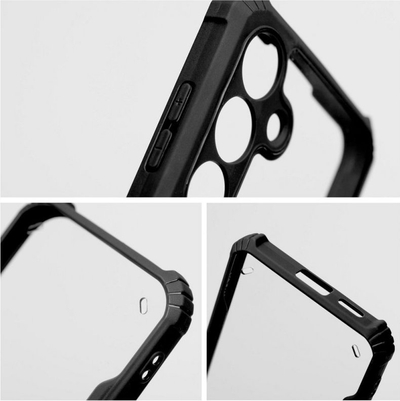 Kapak telefoni Realme C63 4G, kundra goditjesh, i zi