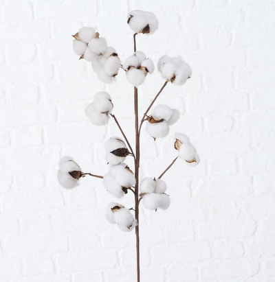 Degë dekorative BOLTZE Cotton, pambuk artificial, e bardhë