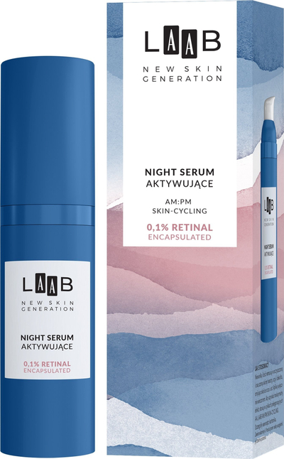 Serum nate për fytyrë AA Laab AM:PM Activating, rigjenerues, për çdo lloj lëkure