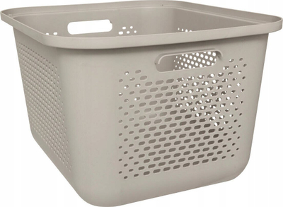 Shportë rrobash 5five Aera, 19.6L, me kapak stofi, gri