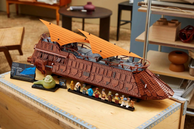 Set lodrash LEGO Star Wars Jabbas Sailing Barge, model koleksionues, për të rritur, shumëngjyrësh