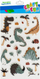 Stickerë dekorativë me dinosaurë Little Dinosaurs, set 27 copë, shumëngjyrësh