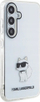 Mbulesë telefoni Karl Lagerfeld KLHCS24SHNCHTCT, Samsung Galaxy S24 S921, hardcase transparente, IML Choupette