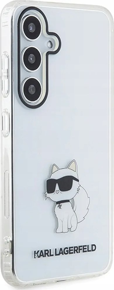 Mbulesë telefoni Karl Lagerfeld KLHCS24SHNCHTCT, Samsung Galaxy S24 S921, hardcase transparente, IML Choupette