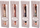 Stilolaps Sadpex Automatic Ballpoint Pen Fashion, alumin, bojë blu