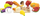 Set loje kuzhine Viga Little Chef 44579, druri, me fruta e perime me plot ngjyra