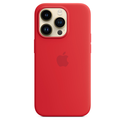 Apple iPhone 14 Pro Silicone Case me MagSafe, (PRODUCT)RED