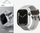 Rrip dhe mbrojtëse UNIQ Monos 2in1 për Apple Watch 44mm 45mm, plastik, gri