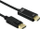 Kabllo Roline 11.04.5997, DisplayPort në HDMI, 3 m, 4K 60Hz, i zi