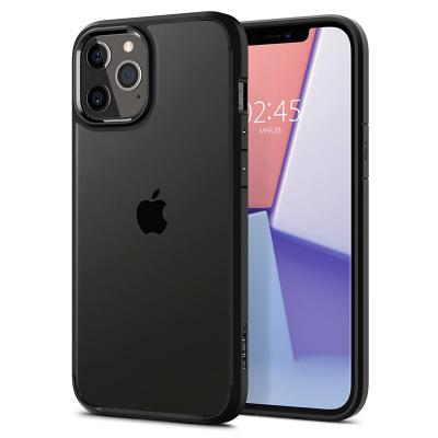 Mbrojtëse Spigen Ultra Hybrid për iPhone 12 Pro Max, e zezë