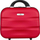 Kofertë kozmetike Peterson Travel Case, plastike ABS, me rrip për valixhe, e kuqe
