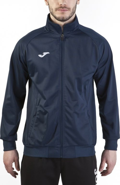 Bluzë sporti futbolli Joma Combi 100086.300, 100% poliester, me zinxhir komplet, blu navy