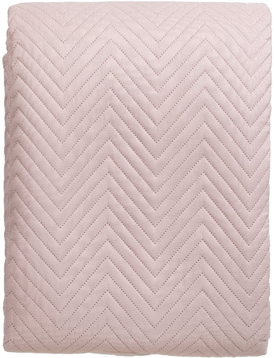 Прекривка за кревет Domoletti Persian Venetian Micro, 160x220 cm, микрофибер, розова