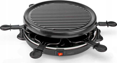 Grill tavoline Nedis FCRA210FBK6, elektrik, raclette, i zi