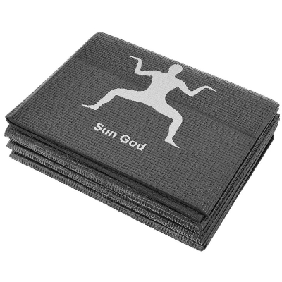 Tapet yoga ENERO FIT, i palosshëm, 170x60 cm, 5 mm, i zi