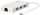 USB HUB j5create JCH471, 3x USB 3.0, 1x RJ-45 Gigabit, gri